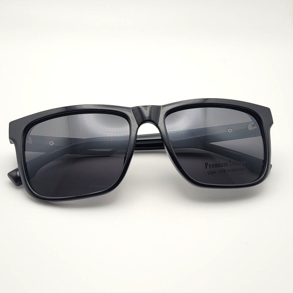Black Sport Sunglasses Polarized  Streetwear Retro Summer Festival Lightweight
